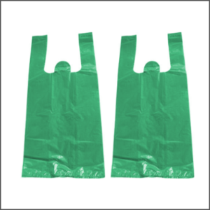 Sacola Plástica Recuperada - Cor Verde - Diversas Medidas