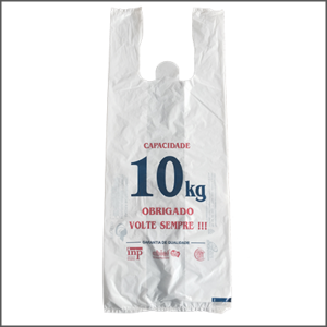 Sacola Plástica Impressa “Volte Sempre” 10 kg